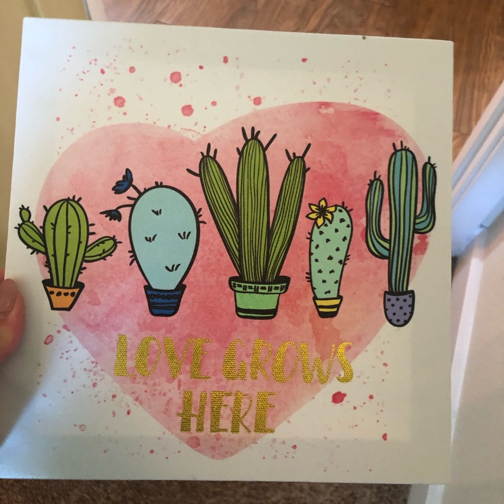 Love Grows Here Canvas